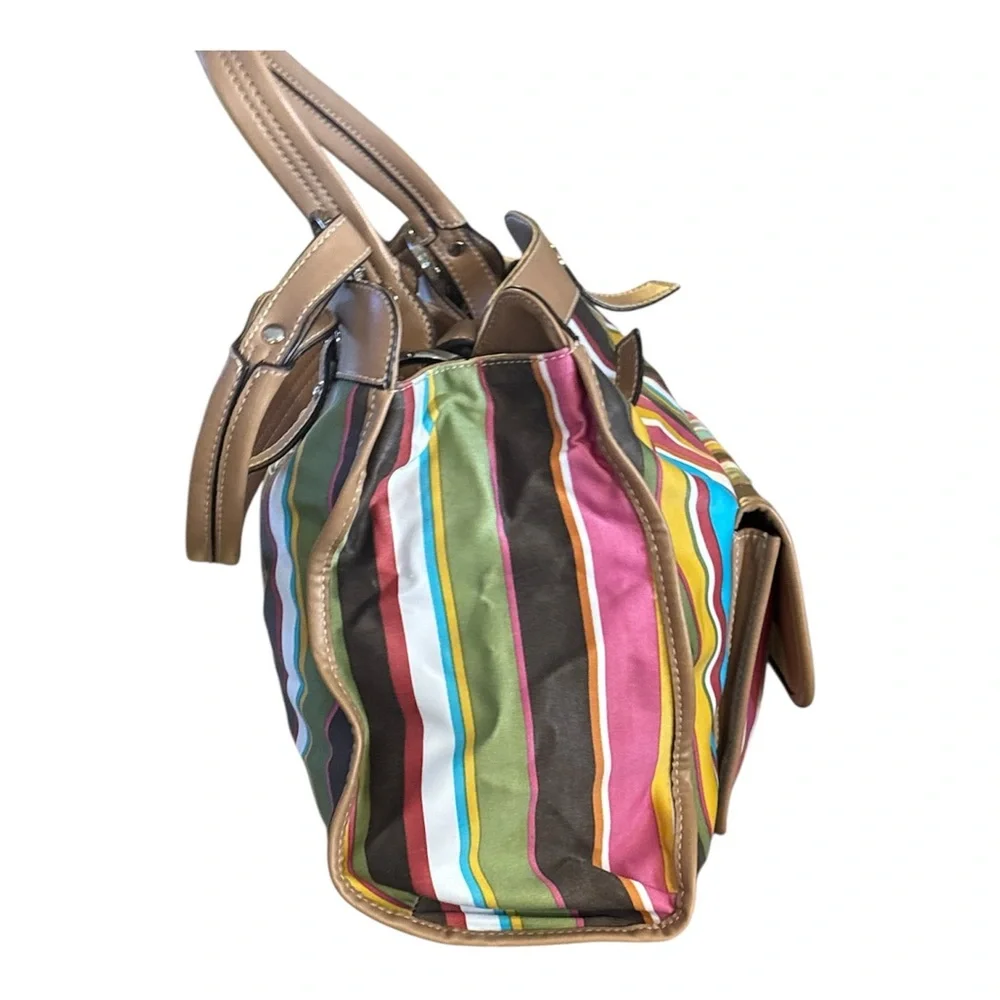 Etienne Aigner Colorful Striped Women's Bag